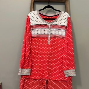Cuddle duds Christmas pajamas